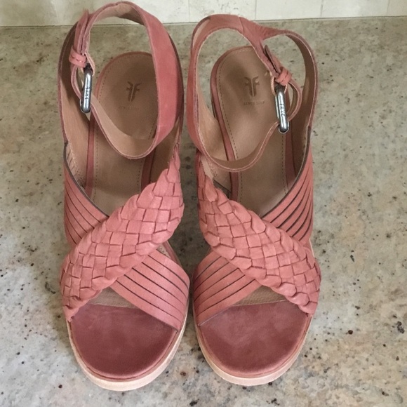 frye criss cross sandals